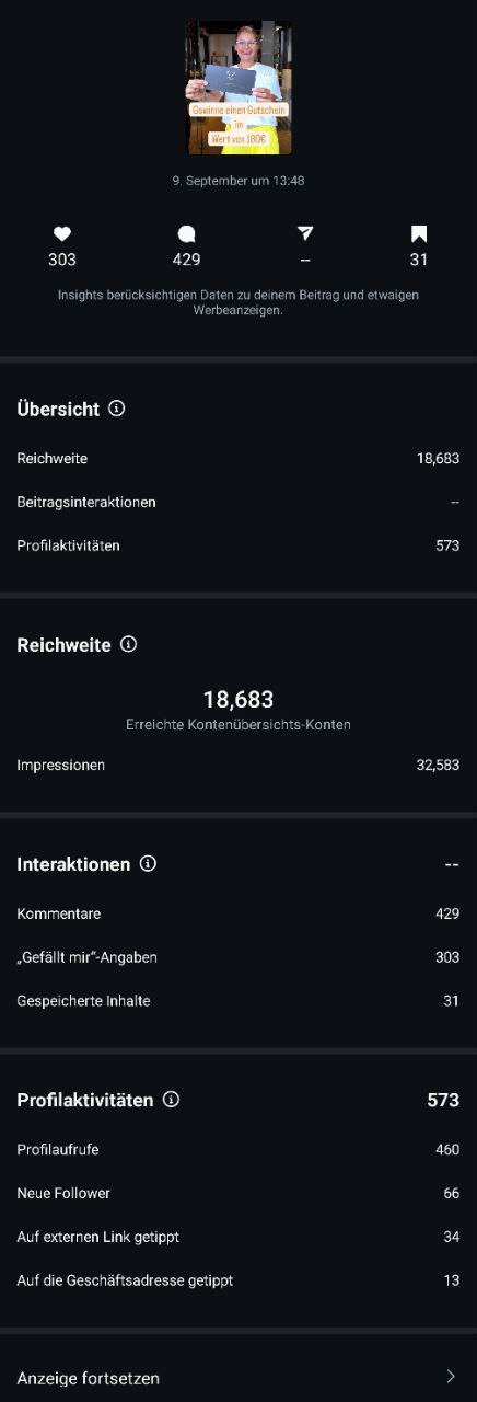 Ergebnisse Organisch